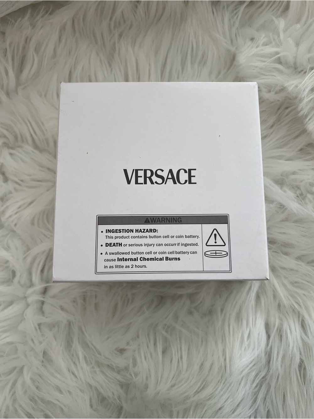 BRAND NEW, FULL INCLUSION Versace women’s v-lady chrono square 40-mm watch